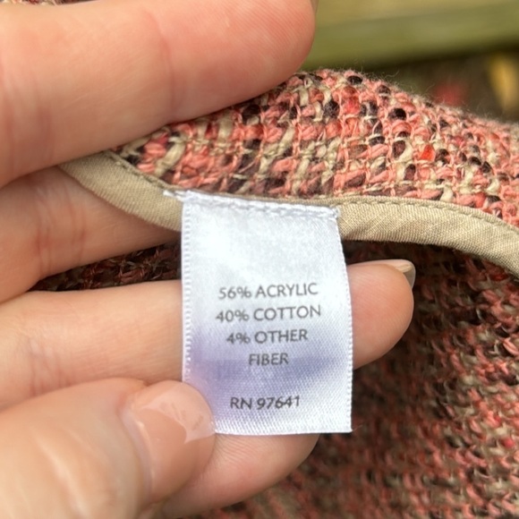 J. Jill tweed jacket, size medium - Picture 7 of 8